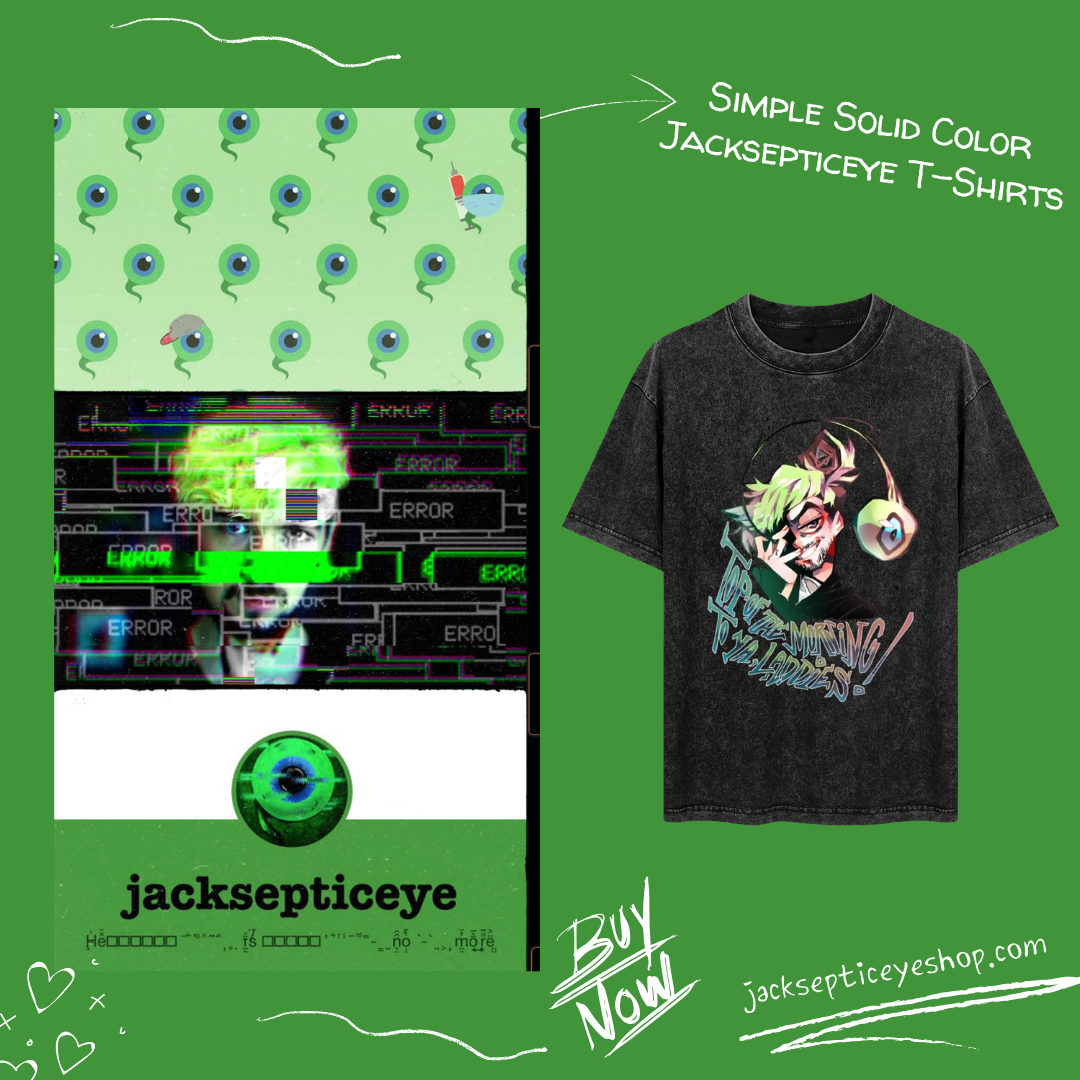 Simple Solid Color PTTT2304 Jacksepticeye T-Shirts